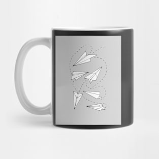 Paper planes illustration Mug